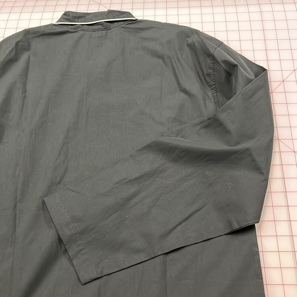 RALPH LAUREN NWT Men's Long SLV 1 Pocket BLK w/ WHT Trim Cotton Pajama Top SZ M - Picture 10 of 16